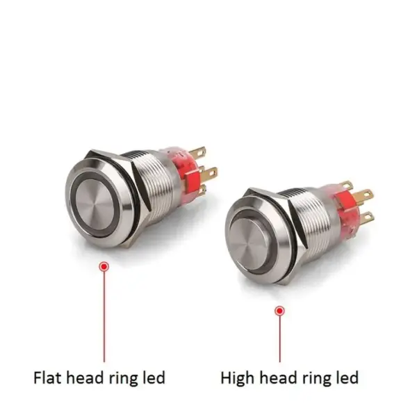 22mm Illuminated Momentary Push Button Switch