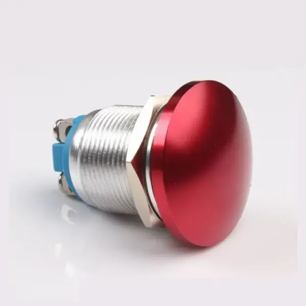 Mushroom 19mm Metal Push Button Switch