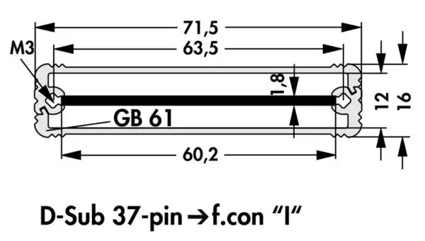 Miniature aluminium casing - AKG 71 16 50 LD ME - Image 4