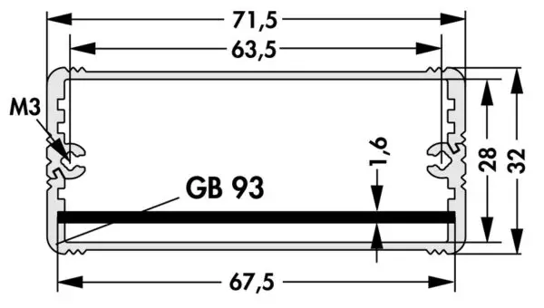 Miniature aluminium casing - AKG 71 32 50 ME - Image 3