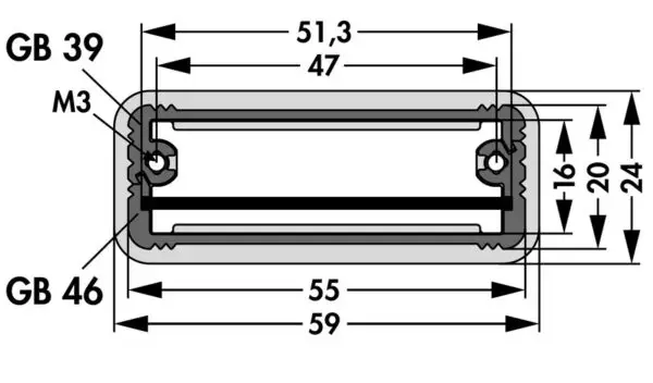 Miniature aluminium casing - AKG D 55 20 50 ME - Image 3