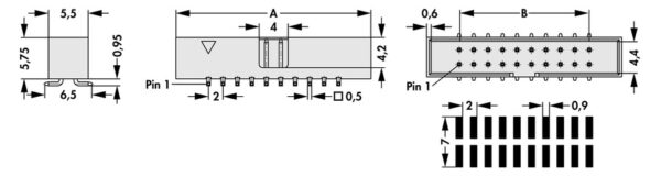 Shroud-male header - ASLY 20 SMD G - Image 3