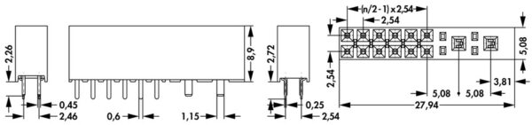 Female headers - BL 22 SHK 14 02 G