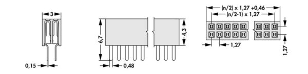 Female headers - BLV 2 50 G