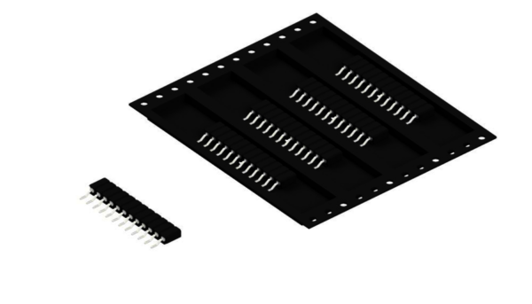 Female headers - BLY 6 SMD 12 TR