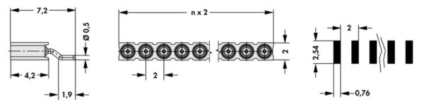 Female headers - BLY 6 SMD 17 TR - Image 3