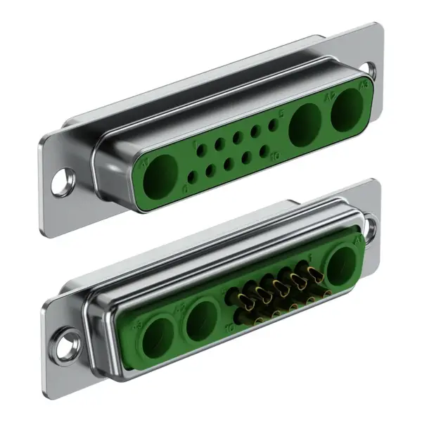 D-Sub mixed layout connectors - DBM 13W3 L GN UN - Image 3