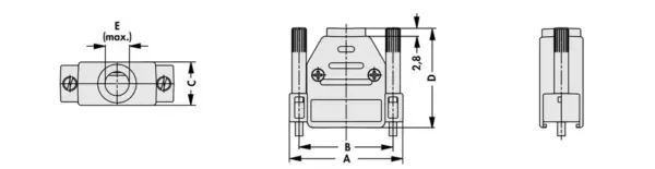 D-Sub hoods - DH 15 S - Image 2