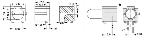 LED-holders - DH 5 R - Image 3