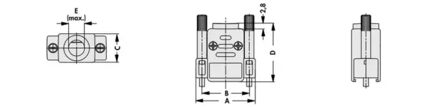 D-Sub hoods - DH 09 S - Image 2