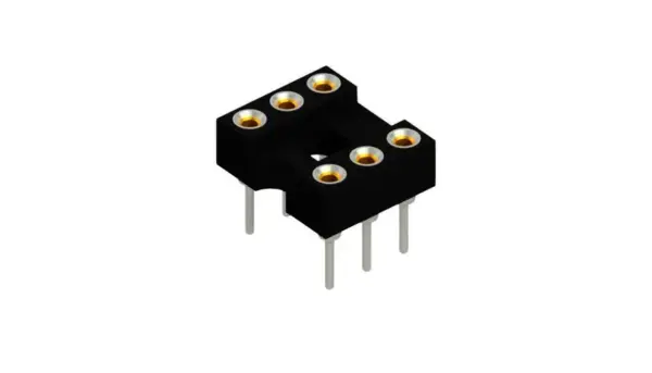 High-precision sockets and plugs for DIL-IC - DIL 6 M Z