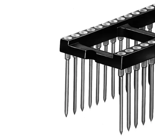 High-precision sockets and plugs for DIL-IC - DIL 14 N G - Image 2