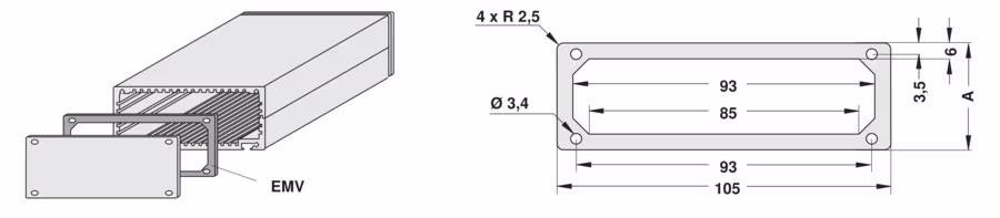 Accessories for cases - EDKO 57 T