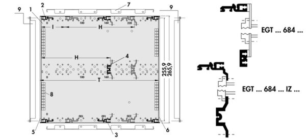 19" EMC subracks - EGTG 684 300 IZ - Image 2