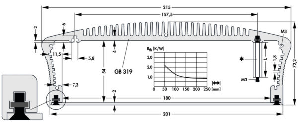 Heat dissipating case - EMB 215 T 250 MS LS BL - Image 3