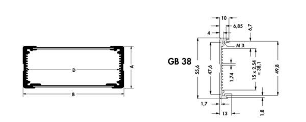 Shell-, extruded assembled cases, desk consoles and Euro cases - EUG 14 - Image 2