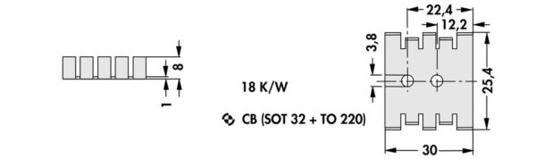 Finger shaped heatsinks - FK 210 SA CB - Image 3