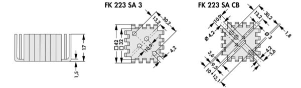 Finger shaped heatsinks - FK 223 SA 3 - Image 3