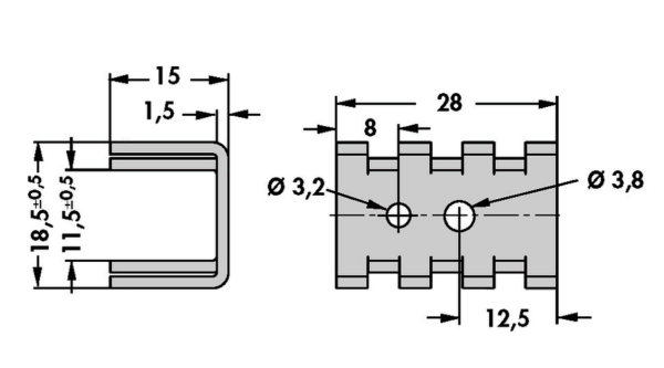 Finger shaped heatsinks - FK 234 SA L 3 - Image 3