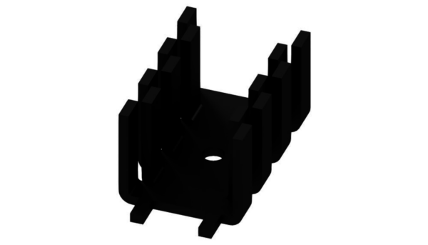 Finger shaped heatsinks - FK 235 SA L 2