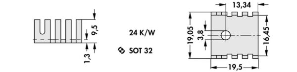 Finger shaped heatsinks - FK 239 SA 32 - Image 2