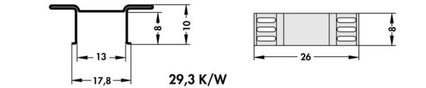 Copper heatsinks for D PAK and others - FK 244 08 D2 PAK - Image 3