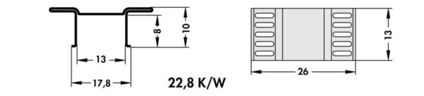 Copper heatsinks for D PAK and others - FK 244 13 D2 PAK - Image 3