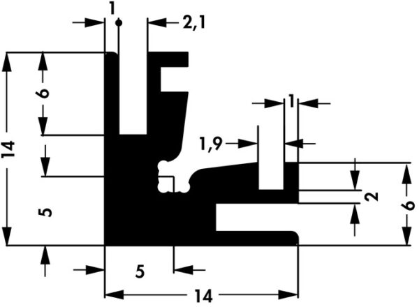 Profiles for cases - GB 1 1000 ME - Image 2