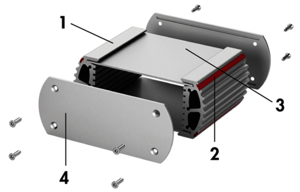 Shell-, extruded assembled cases, desk consoles and Euro cases - GV 50 100 85 SA TB - Image 6