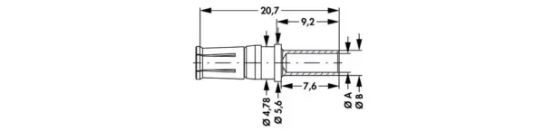 Socket contact, loose - HAB 40 C - Image 2