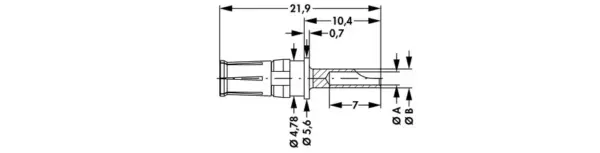 Socket contact, loose - HAB 10 L - Image 2