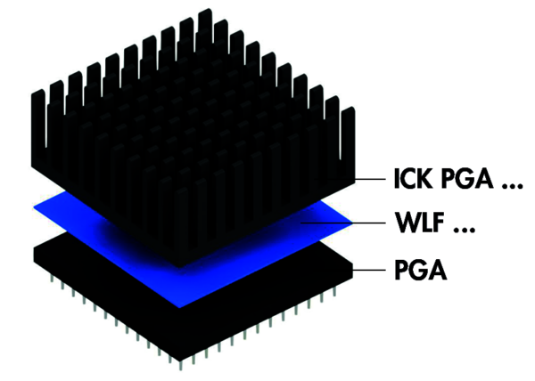 Heatsinks for PGA - ICK PGA 20 x 20 x 10 - Image 3