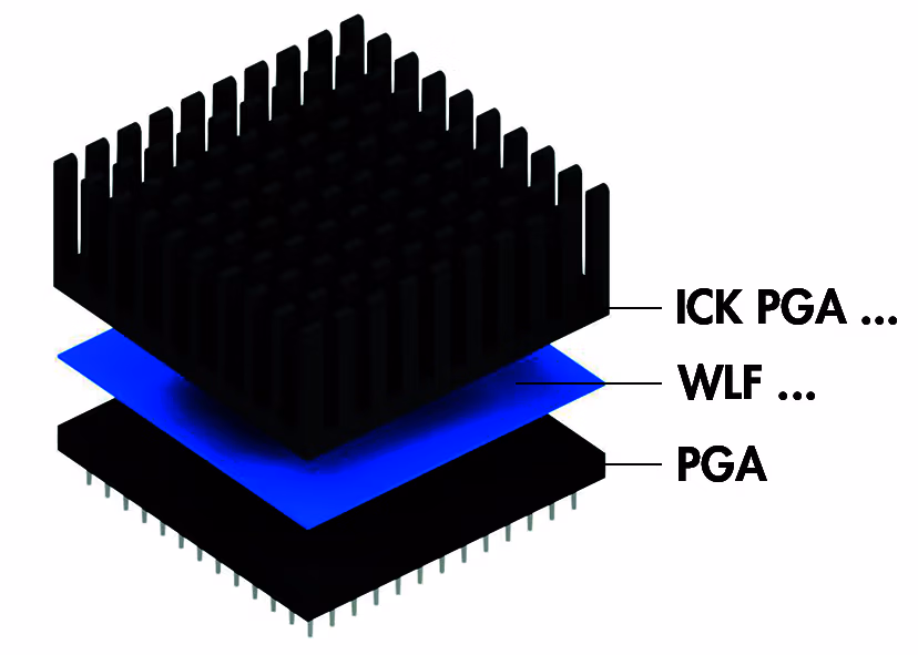 Heatsinks for PGA - ICK PGA 11 x 11 - Image 3