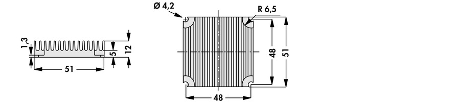 Passive heatsinks for processors - ICK PPC 51 - Image 3