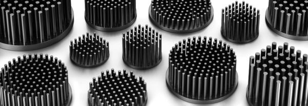 Pin heatsinks - ICK S R 28.5 x 6.5