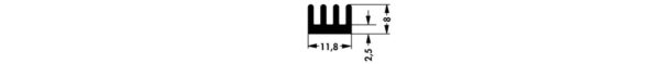 Heatsinks for DIL-IC, PLCC and SMD - ICK SMD H 10 SA - Image 2