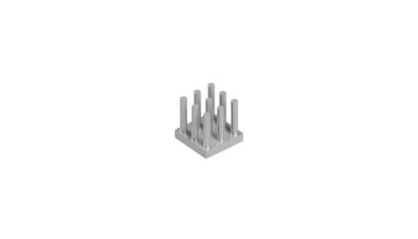 Pin heatsinks - ICK S 10 x 10 x 10