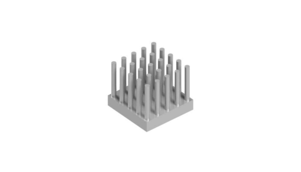 Pin heatsinks - ICK S 17 x 17 x 15