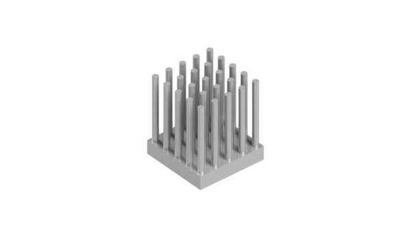 Pin heatsinks - ICK S 17 x 17 x 20