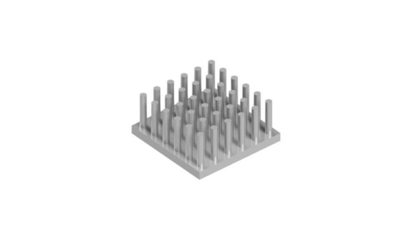 Pin heatsinks - ICK S 22 x 22 x 10