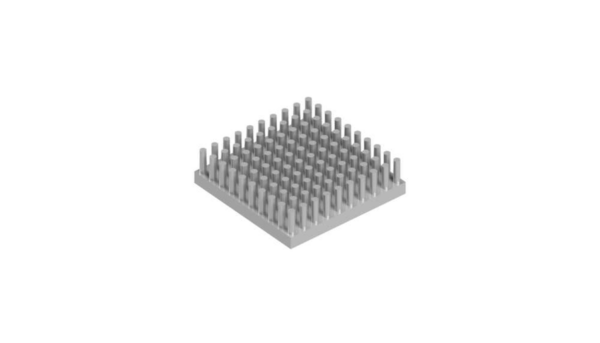 Pin heatsinks - ICK S 36 x 36 x 10