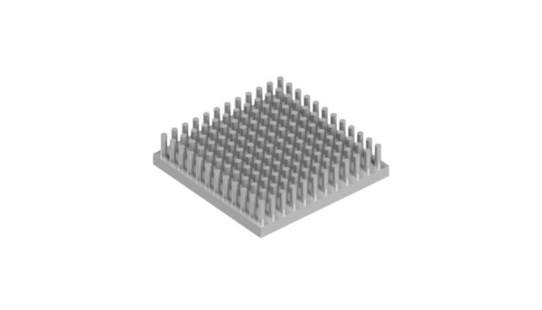 Pin heatsinks - ICK S 45 x 45 x 10