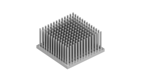 Pin heatsinks - ICK S 50 x 50 x 25