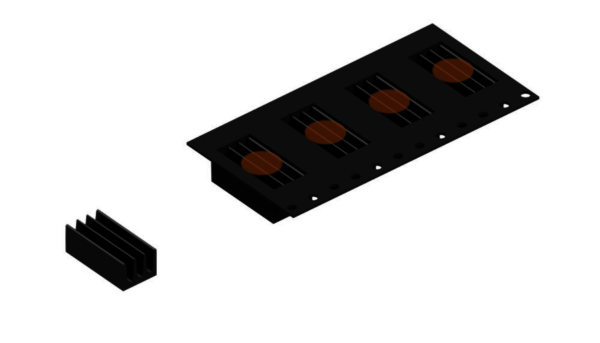 Heatsinks for DIL-IC, PLCC and SMD - ICK SMD A 13 SA TR