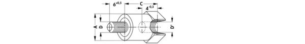 Distance sleeves and spacers - ISAM 2 B 9