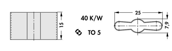 Small heatsinks - KF 5/15 - Image 2