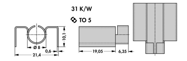 Small heatsinks - KK 1 19.05 - Image 2