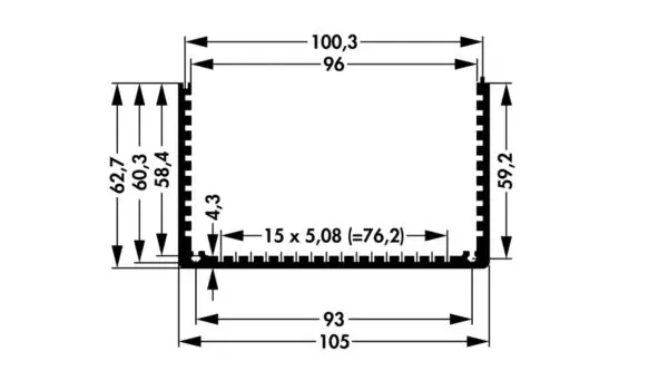 Enclosure profiles for combination cases - KO H 10 100 SA - Image 2