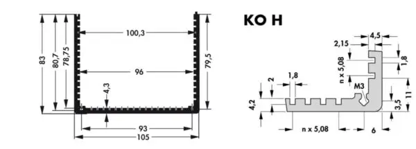 Enclosure profiles for combination cases - KO H 14 160 SA - Image 4