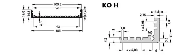 Enclosure profiles for combination cases - KO H 1 KO FR 1 100 ME - Image 4